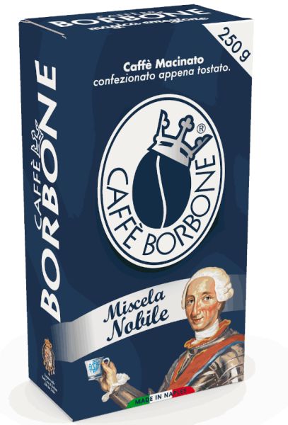 [MACINATO-BLU] Καφές Borbone Αλεσμένος - Miscela Nobile (Μπλε) 250g 