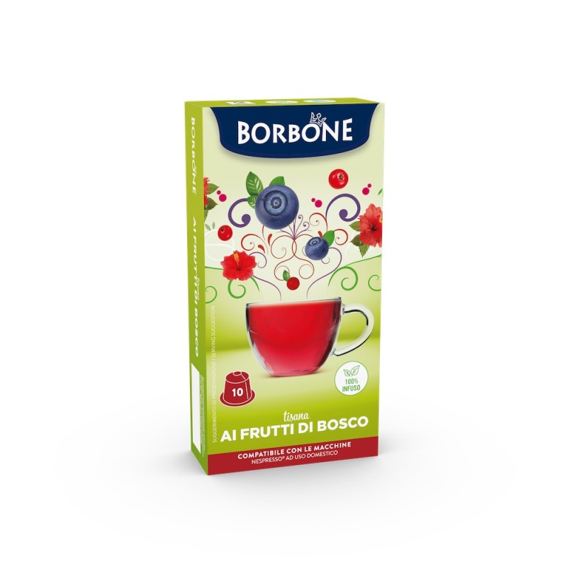 [BOR-NESS-BOSCO] Borbone Forest Fruits - 10 Nespresso Capsules