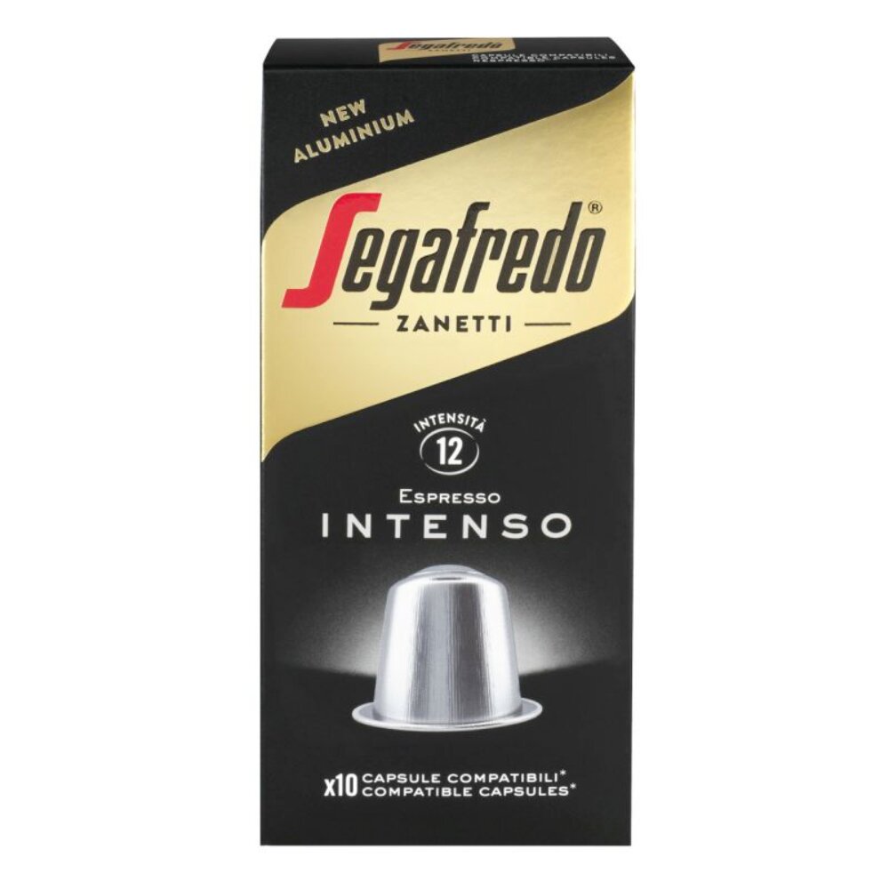 [ness-seg-int] Segafredo Zanetti Intenso - 10 Nespresso Compatible Aluminium Capsules