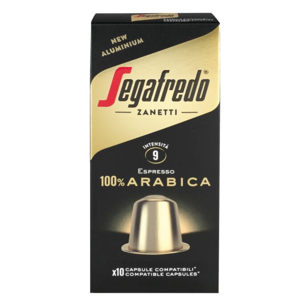[NESS-SEG-SUP] Segafredo Zanetti Supremo - 10 Κάψουλες Αλουμινίου Nespresso